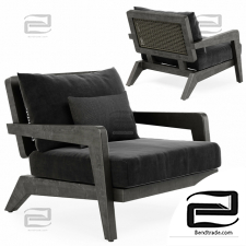 Armchair Armchair Claude Outdoor Lounge coco republic