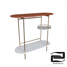 Tiered serving table