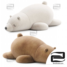 Children's toy polar bear