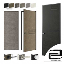 Aladin Swing Plain Doors by Glas Italia