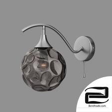 Wall lamp with glass ceiling Eurosvet 70102/1 silver Clio