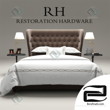 Bed Restoration Hardware Churchill Fabric