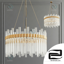 Orion Glass Crystal Chandelier Pendant Lamp