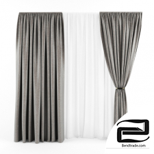 Curtains 3D Model id 11895