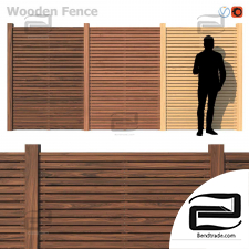 Wooden Fence 02