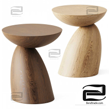 Wooden Parabel Tables by Eero Aarnio Originals
