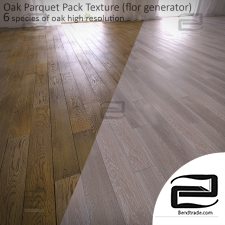 Other interior items Parquet 6 types of oak