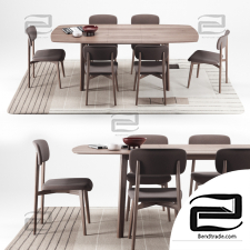 Table and chair Table and chair Calligaris Cream, Stockholm