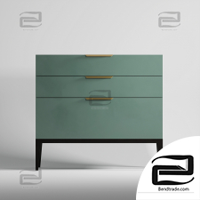 Metropolitan Dantone home chest of drawers COM-BSC-3DR_1