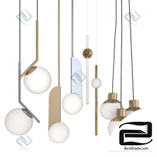 Pendant lamp Collection Pendants set