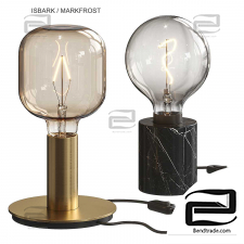 Isbark table lamp, Markfrost Ikea