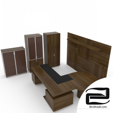 Office furniture 3D Model id 17536
