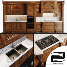 Classic wooden luxury Kitchen Deluxe