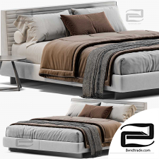 Minotti Roger Bed