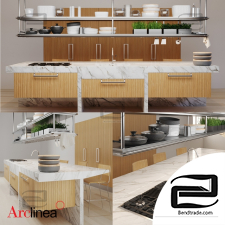 Kitchen furniture Arclinea Lignum et lapis