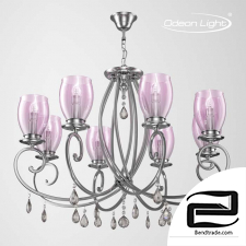 ODEON LIGHT 3923/8 MAGENTA chandelier