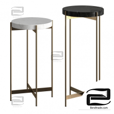 Tables Table CB2 Exclusive Block Marble Pedestrian