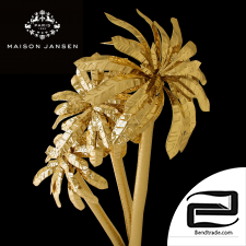 Maison Jansen Gold Palm Tree