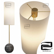 Cylinder shade table lamp