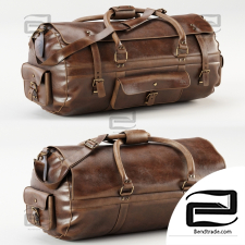 Leather Duffle Bag Sports Bag