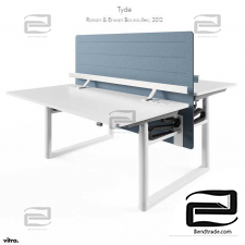 Tyde office furniture by Ronan and Erwan Bouroullec