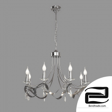 Hanging chandelier in classic style Eurosvet 60064/8 Adelia