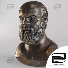 Sculptures of Socrates Bust