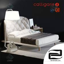 Bed Bed Calligaris Hampton