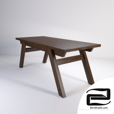 Dining table 3D Model id 10632