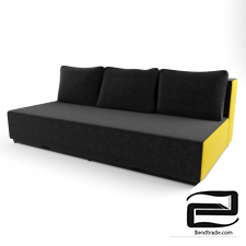 Nevada 3-P folding sofa