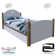 3gnoma Star bed, children's bed 