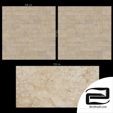 Treavertine Tile Floor (no plugin) + Texture