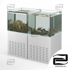 Aquarium with crayfish