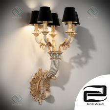 Sconce Chelini 566 Argento Mecca Wall lamp