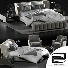 Bed Bed Minotti creed