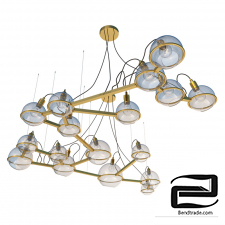 Aquarius Chandelier” (Aquarius) art. 20891 by Pikartlights & let's Design