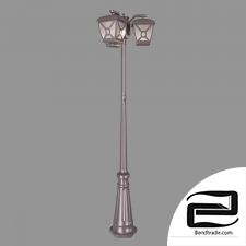  Street three-horn lamp on a pole Elektrostandard GL 1022F/3 Columba