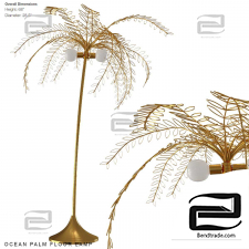 Ocean Palm Floor Lamps