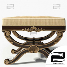 French Footrest Century Furniture 3919B