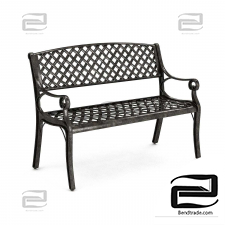 Aluminum Bench by Christopher Knight Home