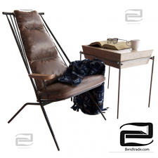 Armchair Dialma Brown Chair