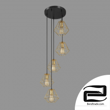 Pendant light TK Lighting 2576 Diamond Gold