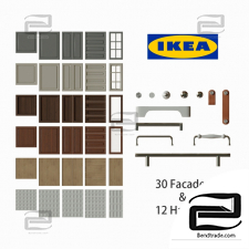 IKEA kitchen facades and handles