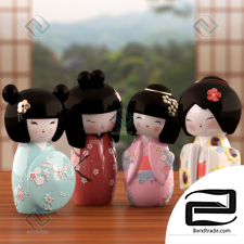 Toys Japanese Kokeshi doll