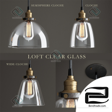 Hanging lamps Loft Clear Glass