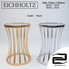 Eichholtz Side Table Chilton (Gold + Steel)