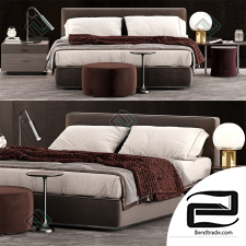 Bed Bed Minotti Powell