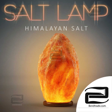 Table lamp salt lamp