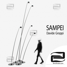 Floor lamp Sampei Davide Groppi