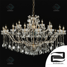 Hanging lamp Hanging lamp Crystal Lux Hollywood SP20+10 Gold